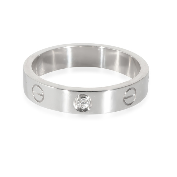 Cartier Love Wedding Band, 1 Diamond (White Gold) - Picture 4 of 5